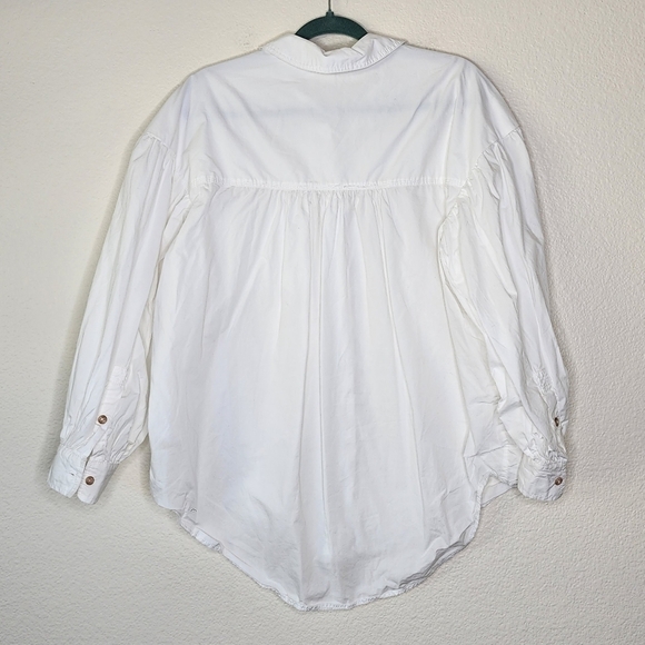 Anthropologie Pilcro Oxford Tunic Buttondown Shirt XS - Picture 3 of 5